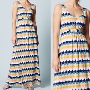 Boden Multi-Color Sleeveless Maxi Dress